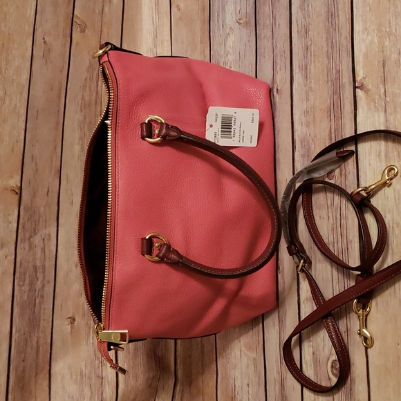 Coach Pink and Brown Satchel - Picture 6 of 12